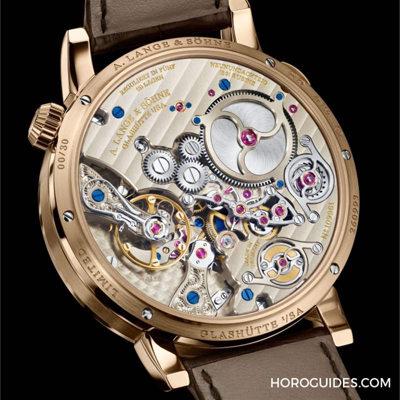 溫暖蜜金限量登場｜朗格Zeitwerk Minute Repeater 18K蜂蜜金版-復(fù)刻表