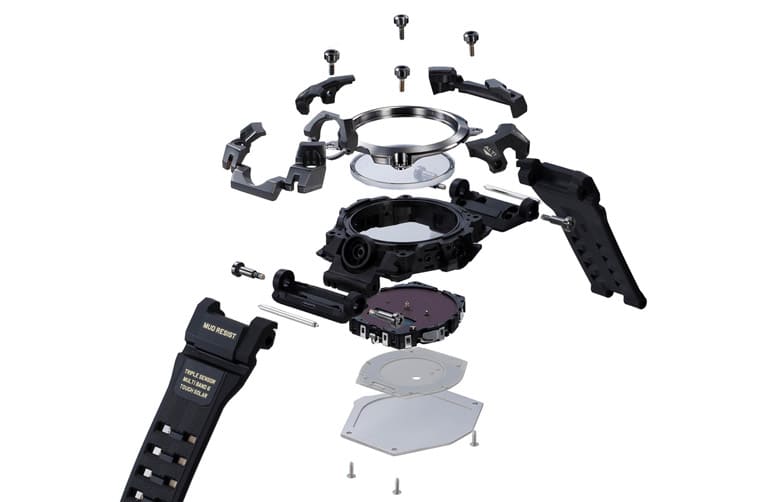 G-SHOCK MUDMASTER金屬搭碳纖維樹(shù)脂強(qiáng)化保護(hù)性內(nèi)建三重感測(cè)器探險(xiǎn)很放心-復(fù)刻表