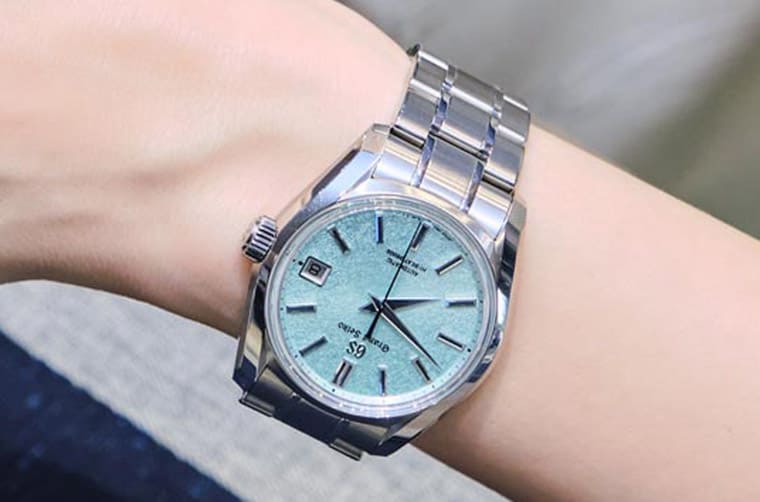GRAND SEIKO 2023年臺灣限定版以節(jié)氣「榖雨」為靈感天青色面盤充滿春天活力-復刻表