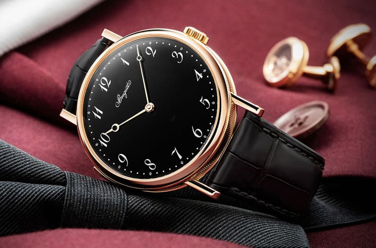 寶琺璣Classique 7637三問表改換玫瑰金表殼搭黑色琺瑯面盤表背依舊令人超驚艷-復刻表