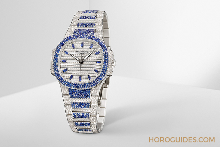 Ladies First！百達(dá)翡麗最新Aquanaut Luce「彩虹」三問(wèn)表與Nautilus織紋復(fù)合表帶-復(fù)刻表