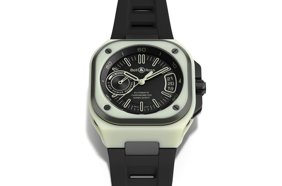 柏萊士夜光系列BR-X5 Green Lum再進(jìn)化整枚表殼都會(huì)發(fā)出綠光-復(fù)刻表