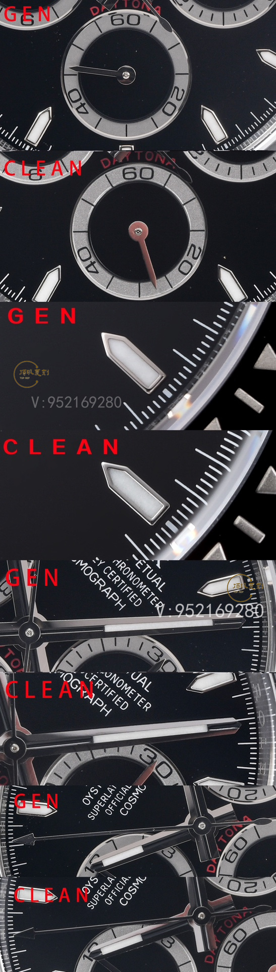 Clean廠C廠勞力士4131黑陶迪126500ln手表對比正品怎么樣-復刻表