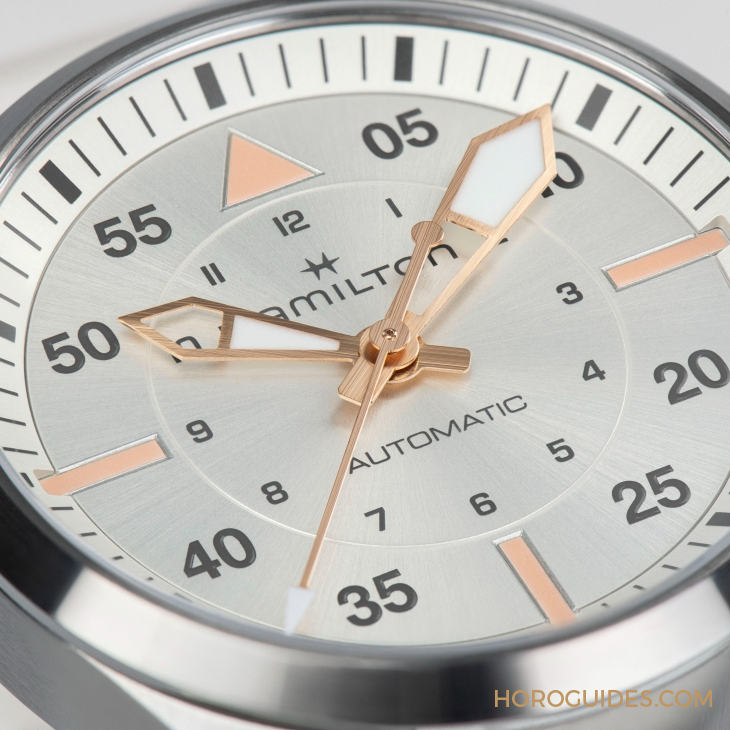 設(shè)計微調(diào)、新增尺寸，HAMILTON Khaki Aviation Pilot系列七款新作再現(xiàn)軍風(fēng)-復(fù)刻表