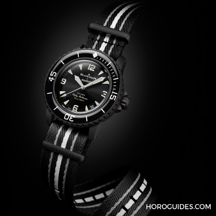 太驚喜！更貼近五十噚腕表神韻的黑色調(diào)Blancpain × Swatch聯(lián)名表款「Ocean of Storm」現(xiàn)身-復刻表