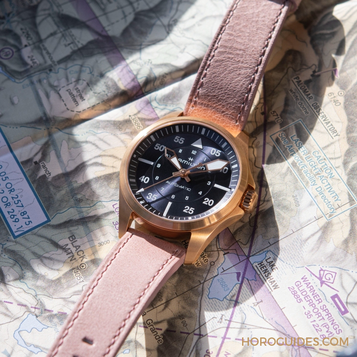 設(shè)計微調(diào)、新增尺寸，HAMILTON Khaki Aviation Pilot系列七款新作再現(xiàn)軍風(fēng)-復(fù)刻表