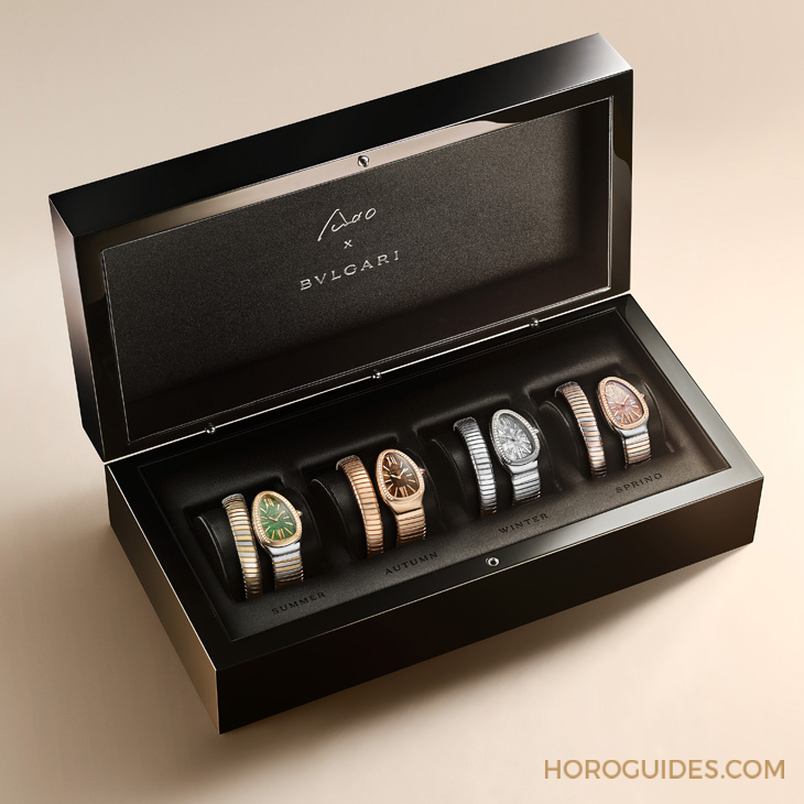 BVLGARI - 安藤忠雄為Serpenti出手了、全球最薄陀飛輪機芯黑化上陣｜BVLGARI W&W 2024速覽