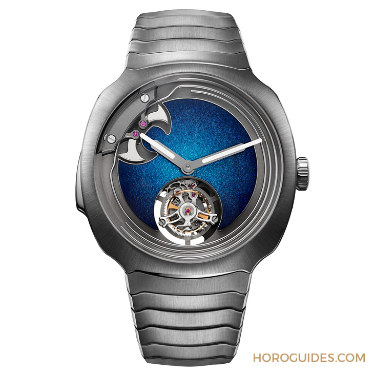 大明火琺瑯煙燻面加身，亨利慕時(shí)三問疾速者三問報(bào)時(shí)陀飛輪藍(lán)色琺瑯概念腕表奪目登場(chǎng)-復(fù)刻表