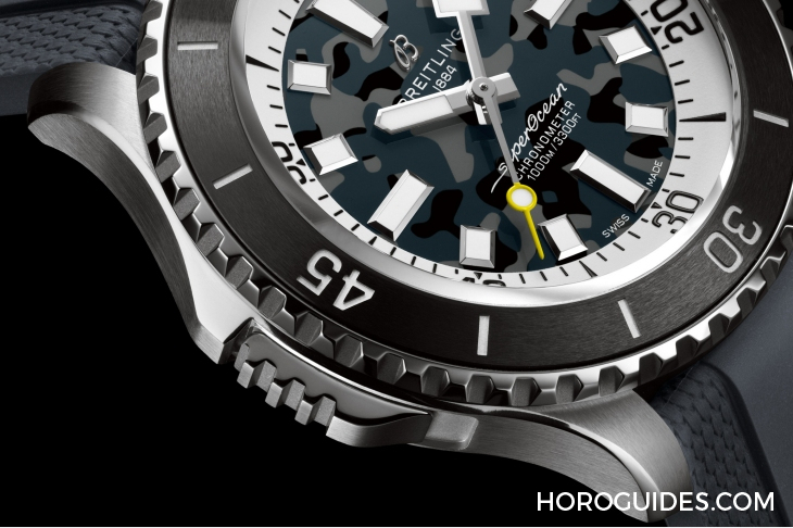 百年靈Superocean Super Diver 46mm鈦金千米深潛新款現身-復刻表