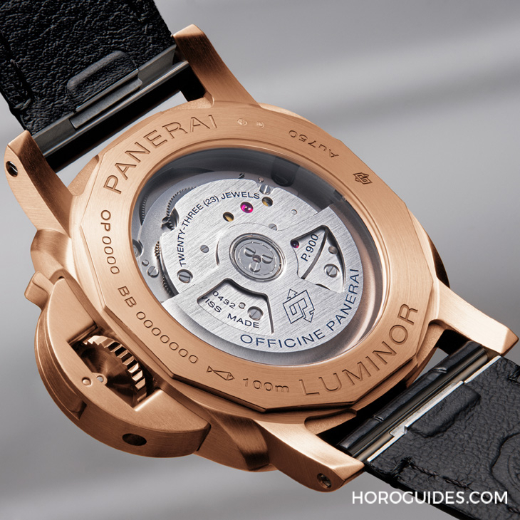 以Goldtech貴金屬材質(zhì)入作！ 沛納海Luminor Quaranta BiTempo腕表再添一延伸新作PAM01641-復(fù)刻表