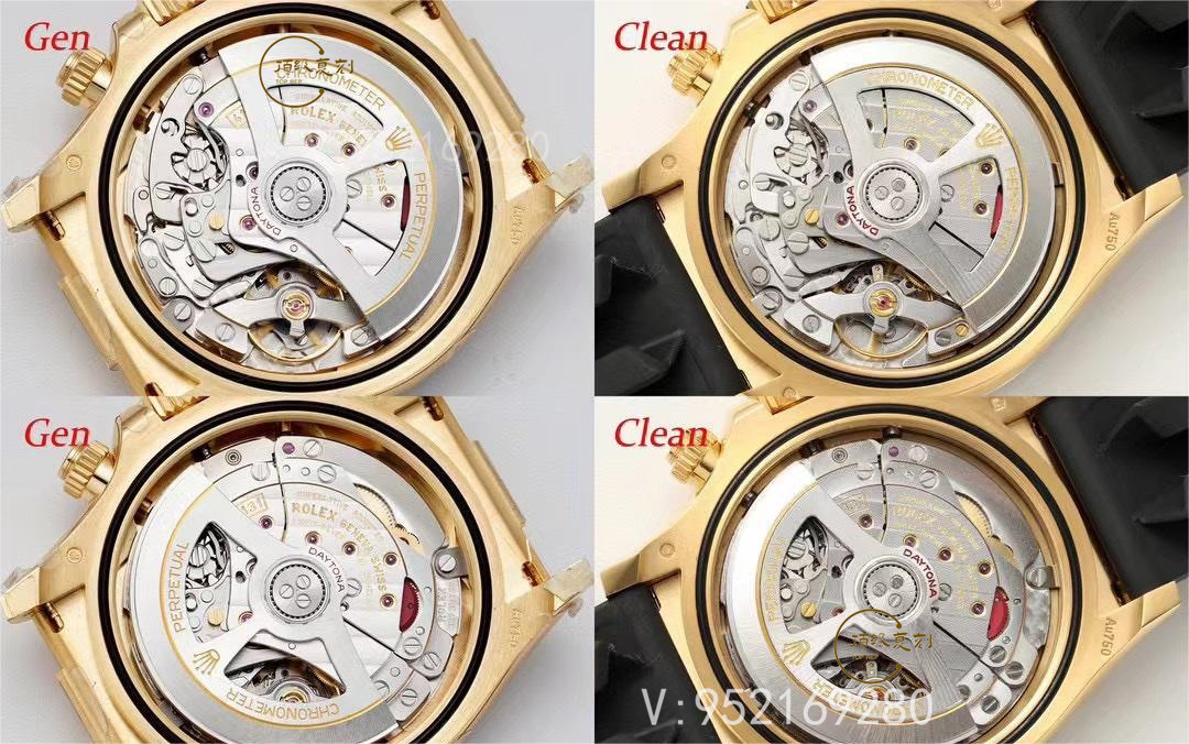 C廠Clean廠余文樂4131一體機(jī)真假對比,C廠勞力士余文樂對比正品評測-復(fù)刻表
