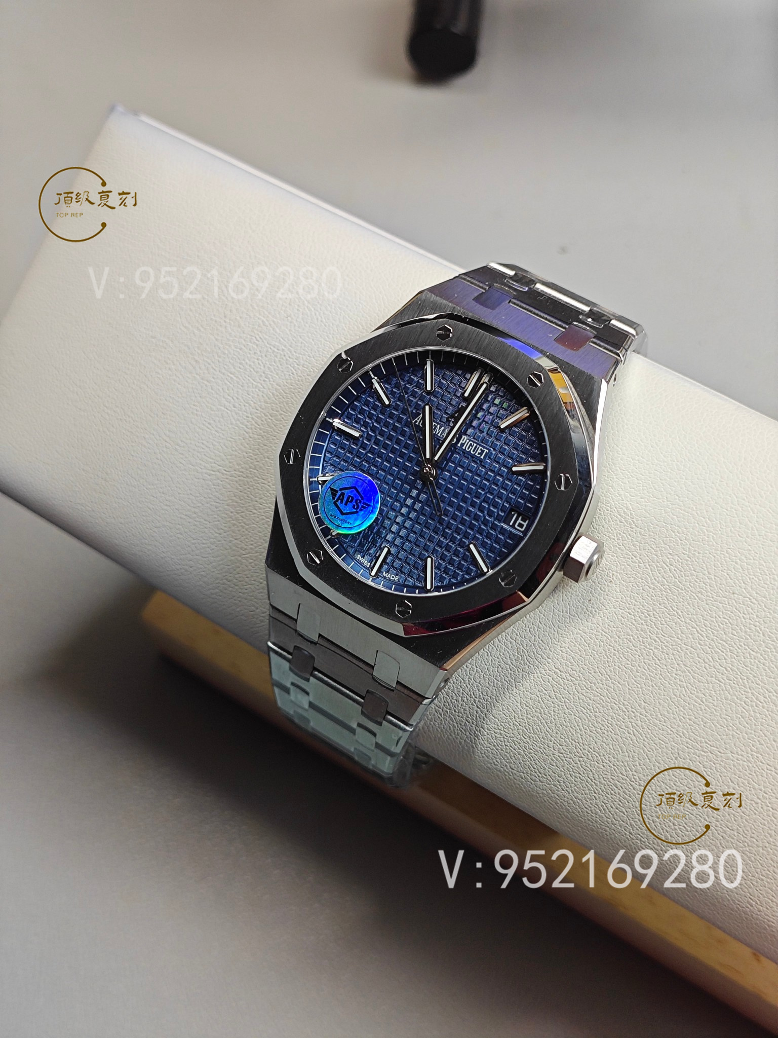 深入解析APS愛彼復(fù)刻表15500藍(lán)面版:4302一體機(jī)芯與原裝同步功能-復(fù)刻表