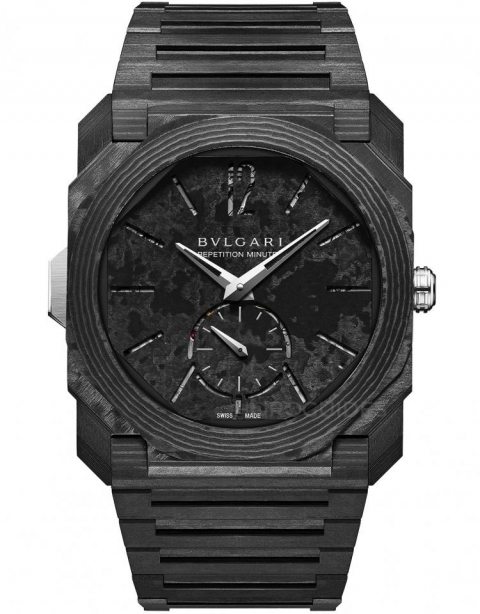 BVLGARI品牌史上最復(fù)雜表款Octo Roma大自鳴陀飛輪腕表于2024日內(nèi)瓦鐘表展亮相-復(fù)刻表