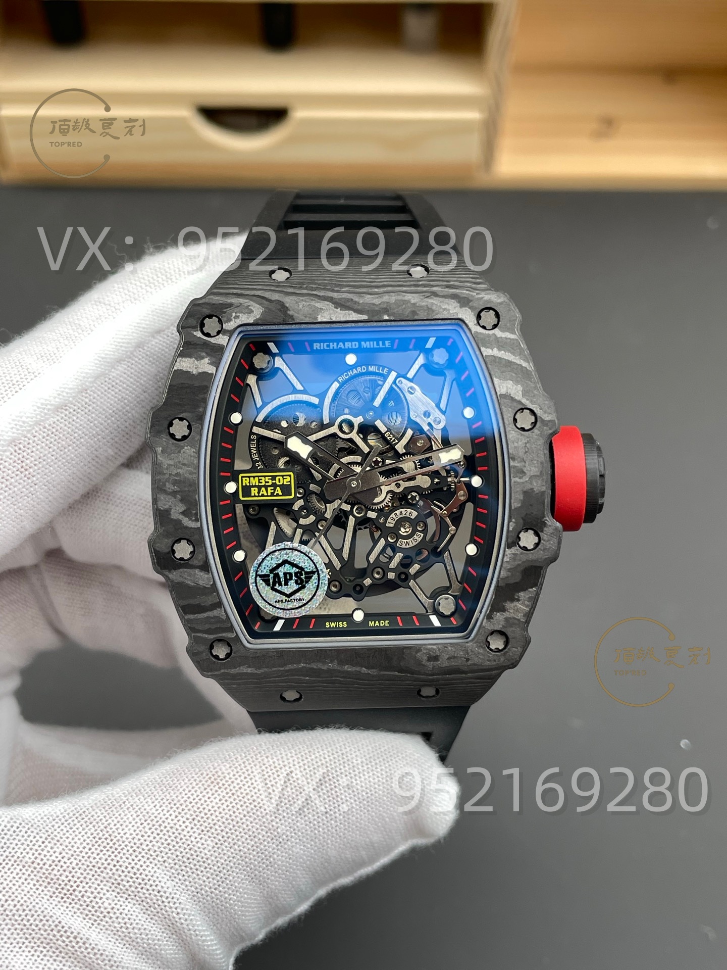 APS廠復(fù)刻理查德米勒RM32-02碳纖維腕表評(píng)測(cè)，丹東IMAL1一體機(jī)芯-復(fù)刻表